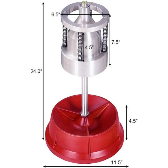 Portable Bubble Wheel Balancer with Bubble Level Static Balancing Machine Tire C - Picture 3 of 7
